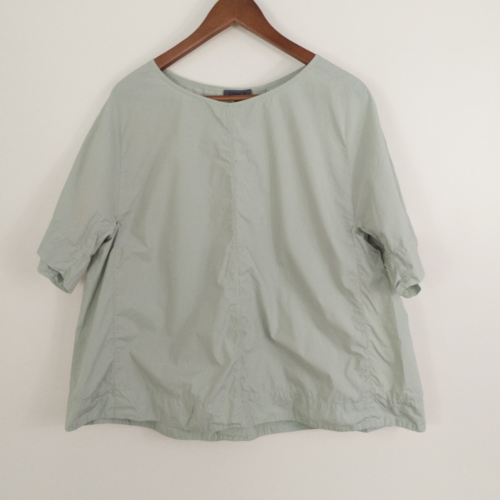 OSKA Boxy Fit Lagenlook Top Size 8/10
